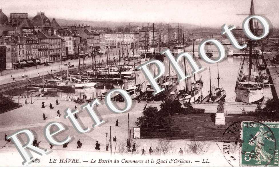 LE BASSIN DU COMMERCE ET LE QUAI D&#039;ORLEANS