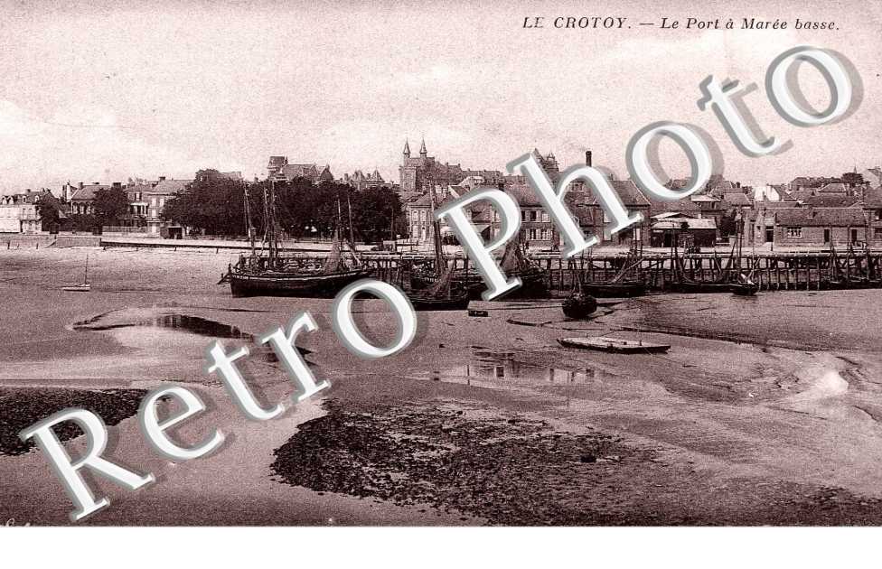le port à marée basse