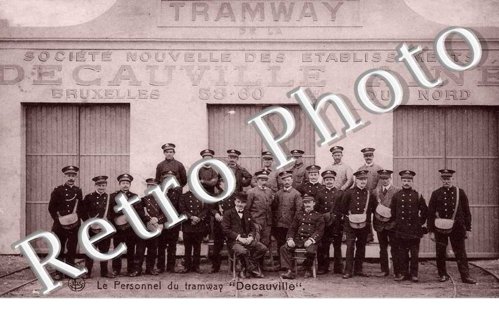 le personnel du tramway " Decauville "