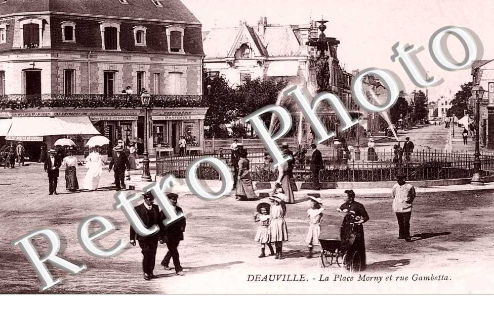la place Morny et rue Gambetta