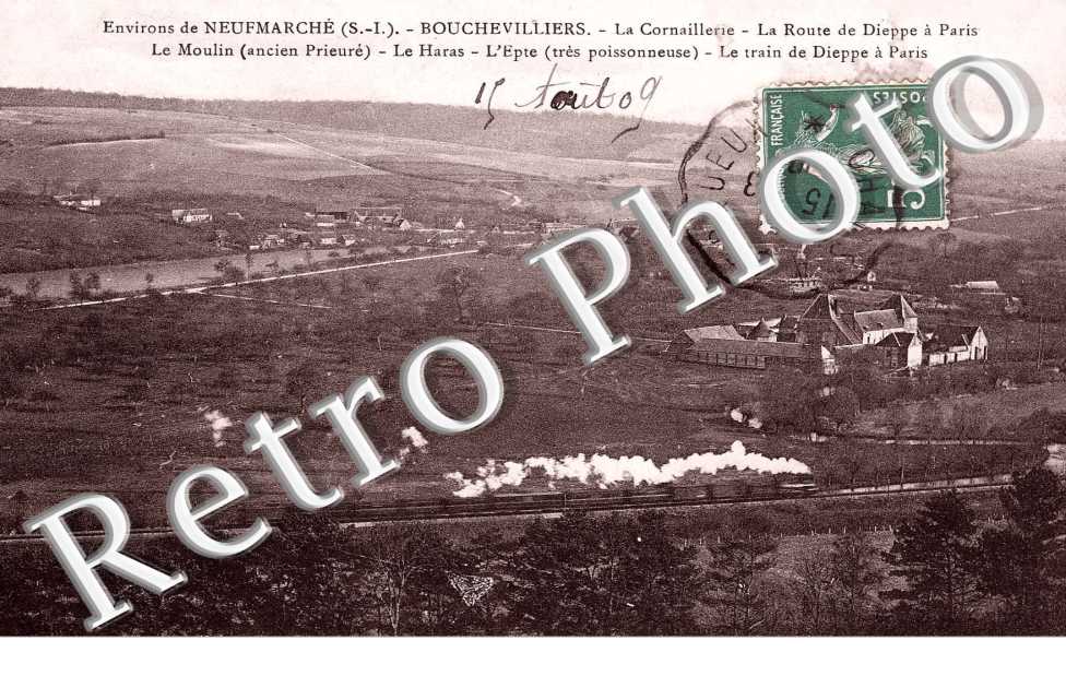 Le moulin - le haras - L&#039;Epte - Train de Dieppe