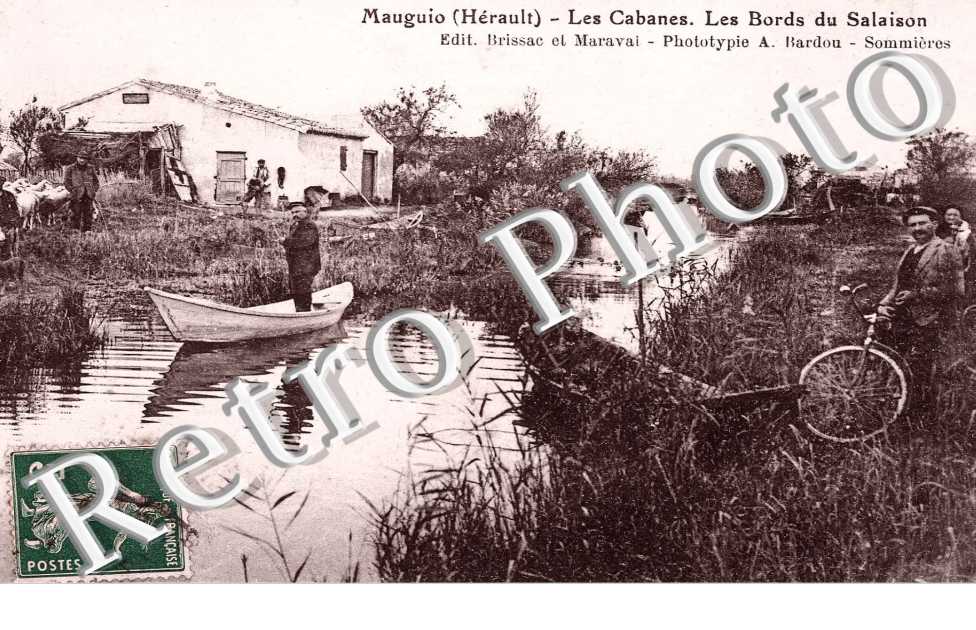 Les cabanes - les bords du Salaison