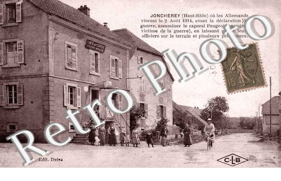 Ou les allemands vinrent tuer le caporal peugeot 2 aout 1914