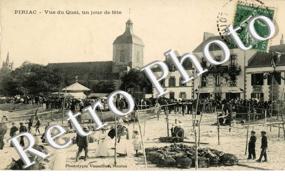 vue du quai un jour de fete