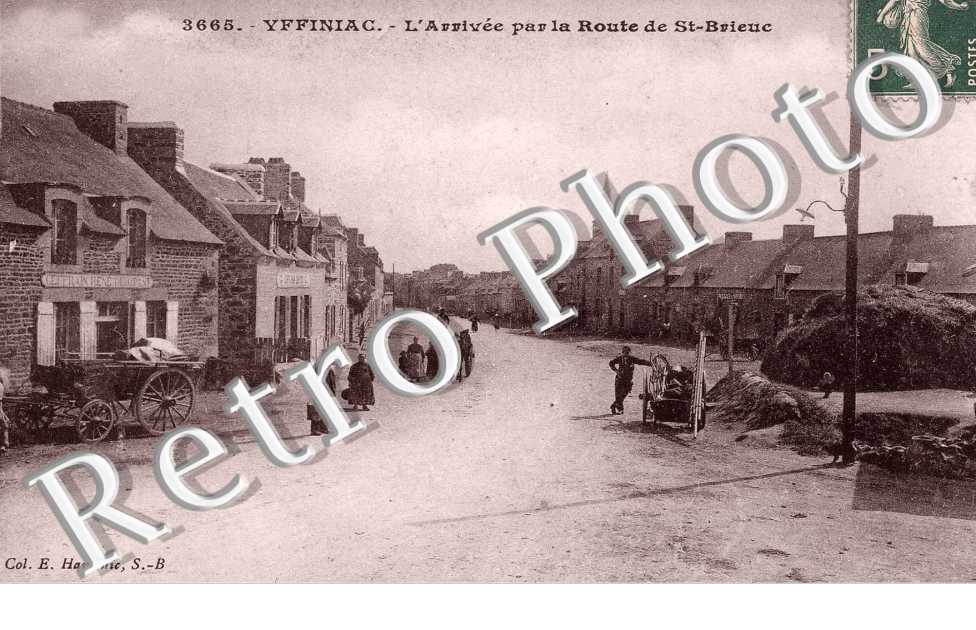 l&#039;arrivee par la route de Saint Brieuc