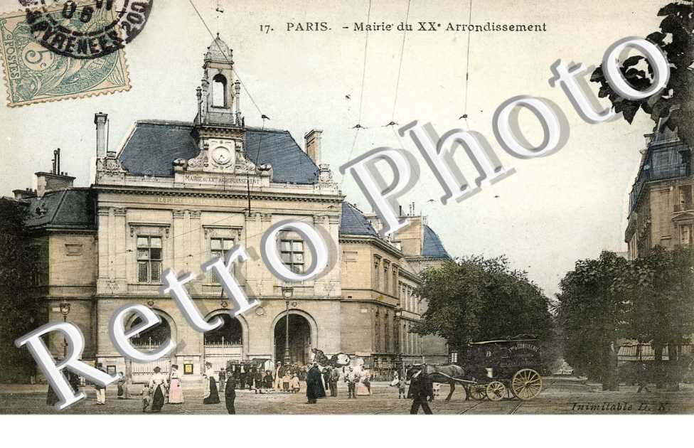 MAIRIE DU 20EME et rue Belgrand