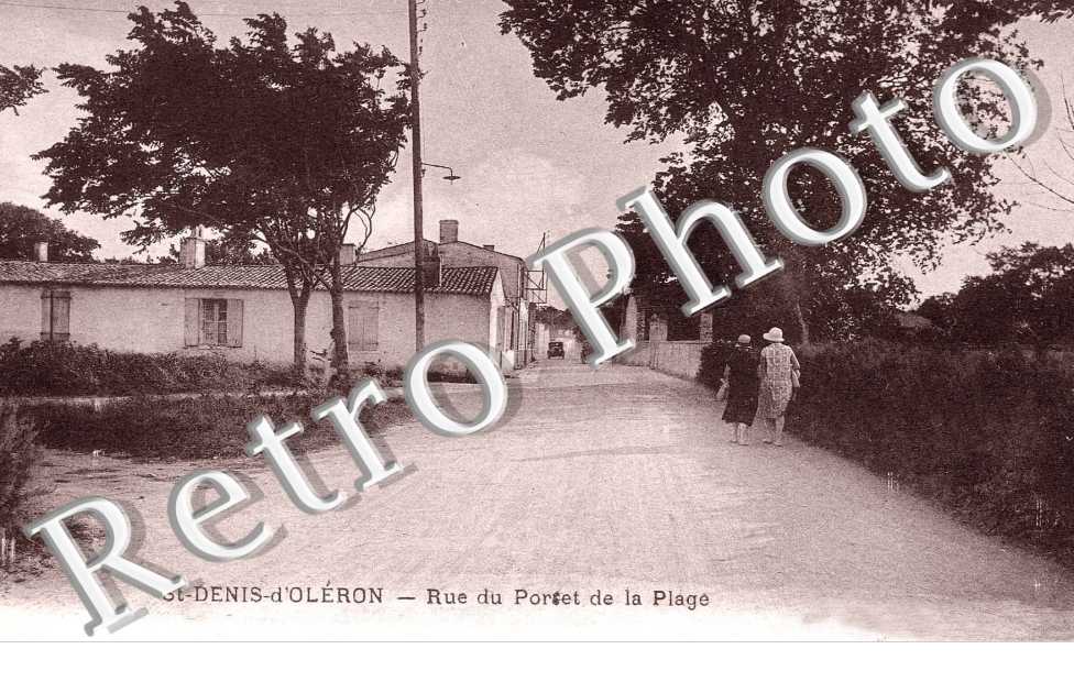 rue du Port et de la plage