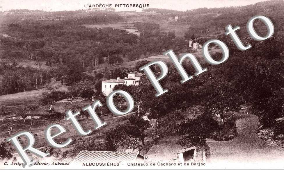 chateaux de Cachard et de Barjac