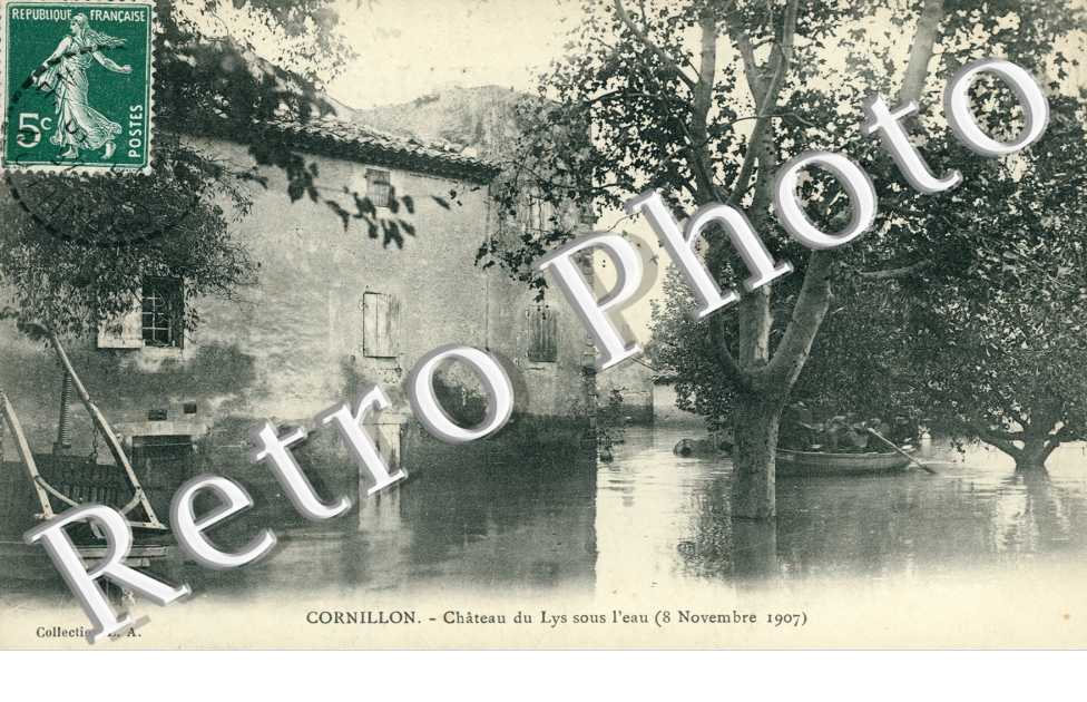 Château de Lys sous l&#039;eau - 8 novembre 1907
