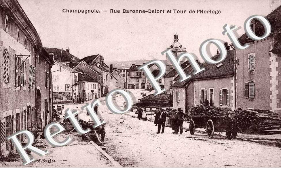 rue baronne delort et tour de l&#039;horloge