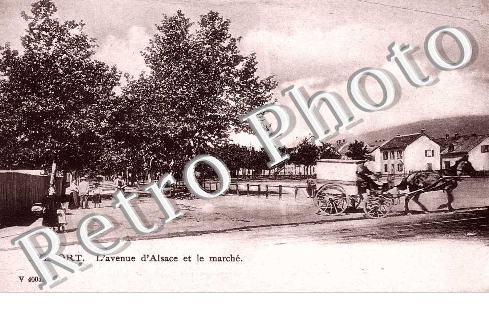 L&#039;AVENUE D&#039;ALSACE ET LE MARCHE