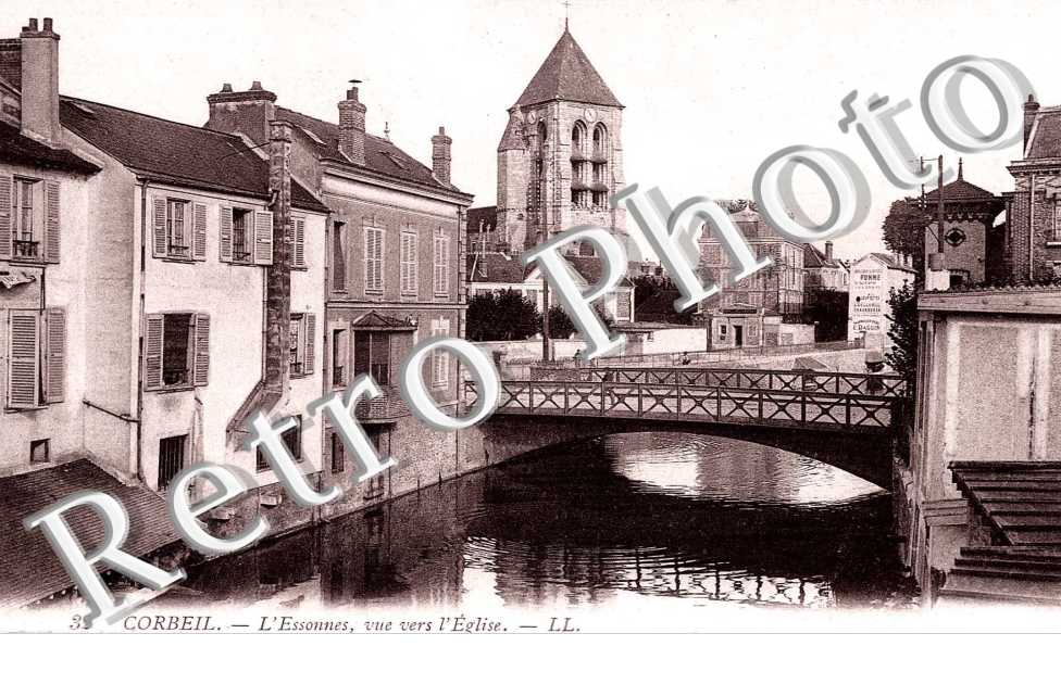 L&#039;ESSONNES, VUE VERS L&#039;EGLISE