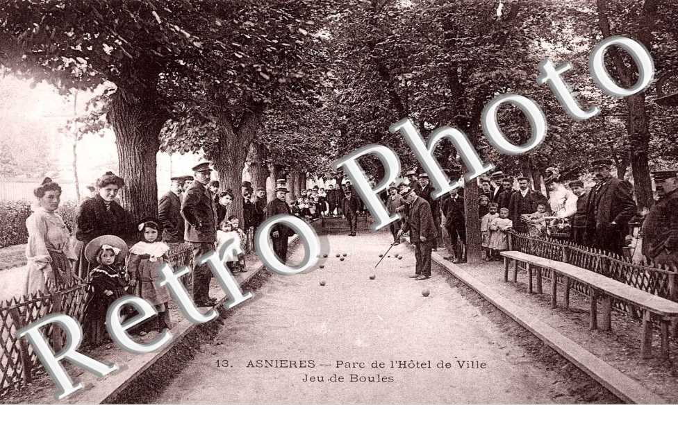Parc de l&#039;hotel de ville - Jeu de boules