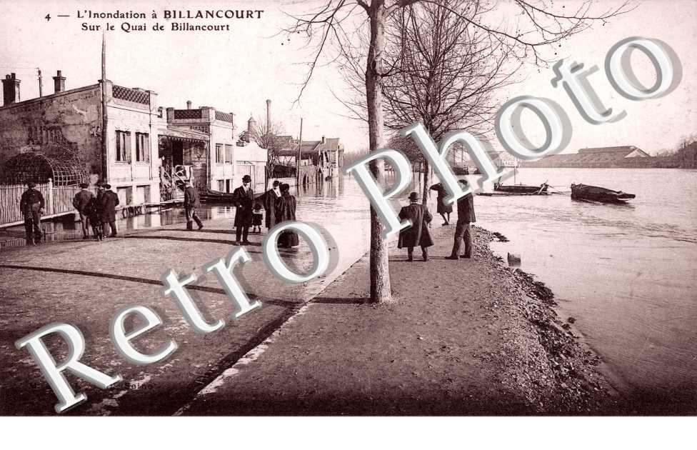 L'inondation sur le quai de Billancourt