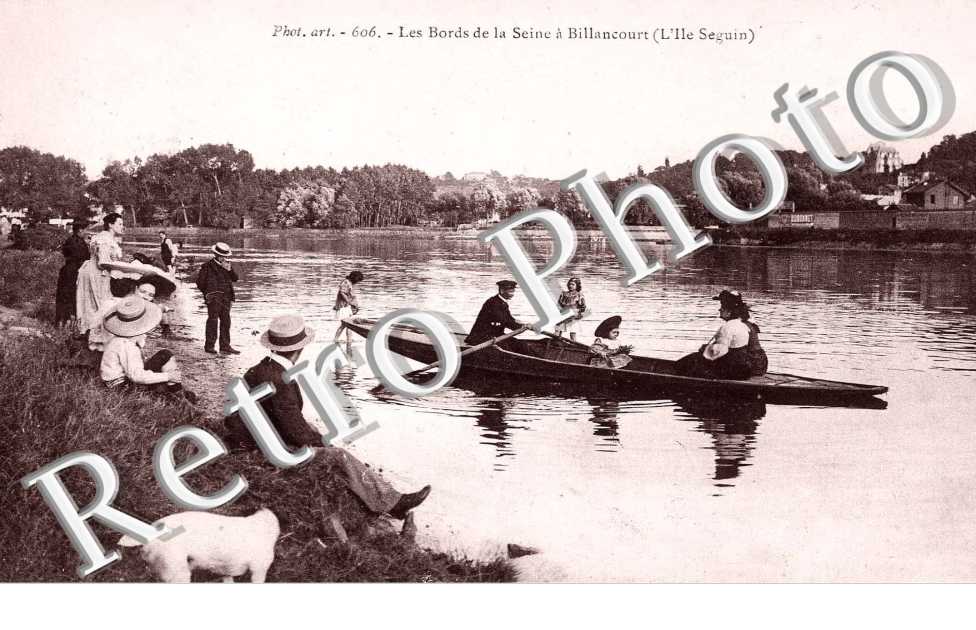 les bords de la Seine Billancourt ( L'Ile Seguin )