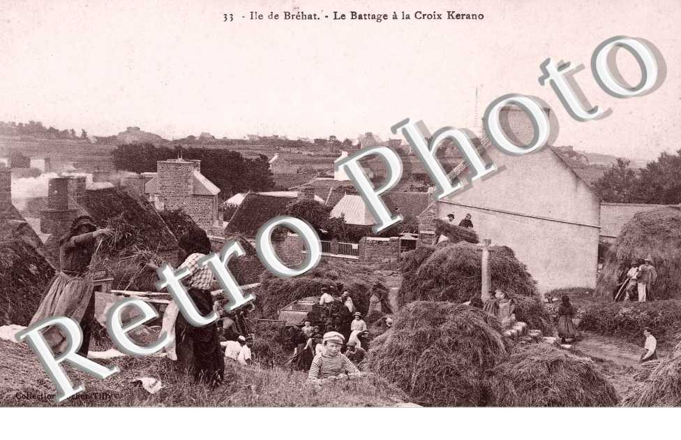 le battage a la Croix Kerano