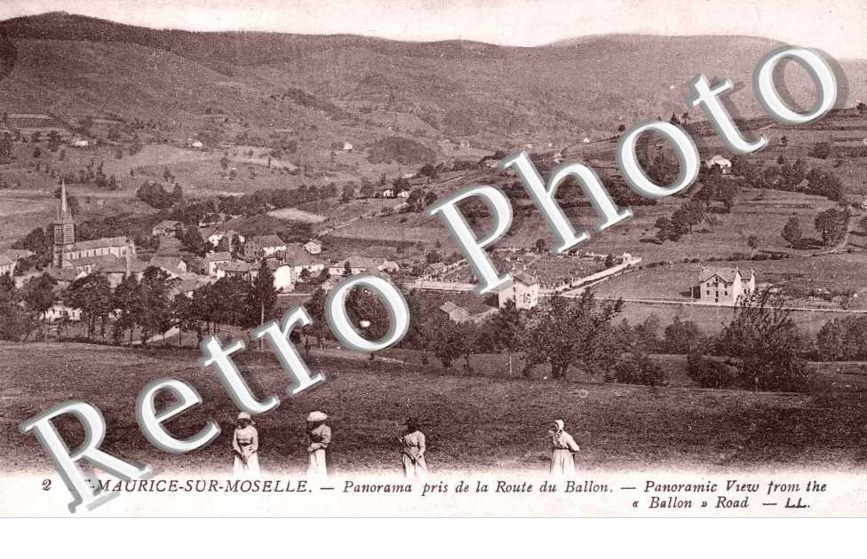 Panorama pris de la route du ballon