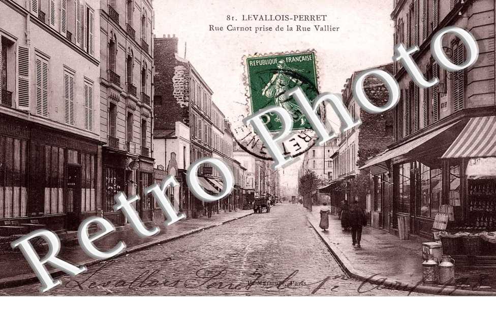 Rue Carnot prise de la Rue Vallier