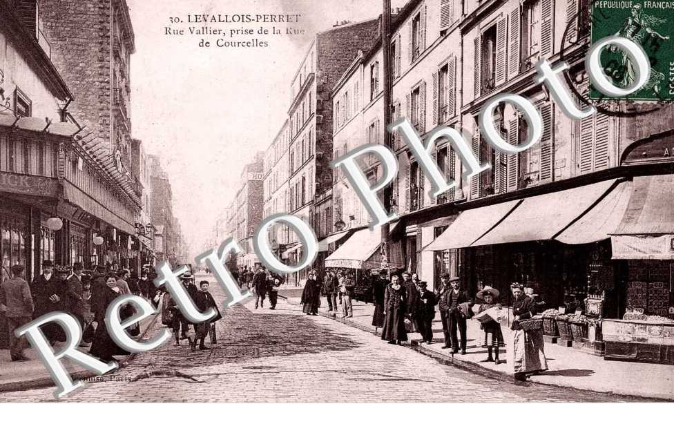 RUE VALLIER PRISE DE LA RUE DE COURCELLES