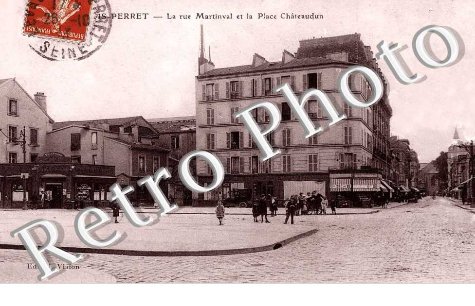 RUE MARTINVAL ET PLACE CHATEAUDUN