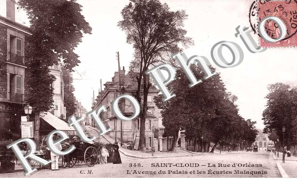 LA RUE D&#039;ORLEANS - L&#039;AVENUE DU PALAIS et les écuries malaquais