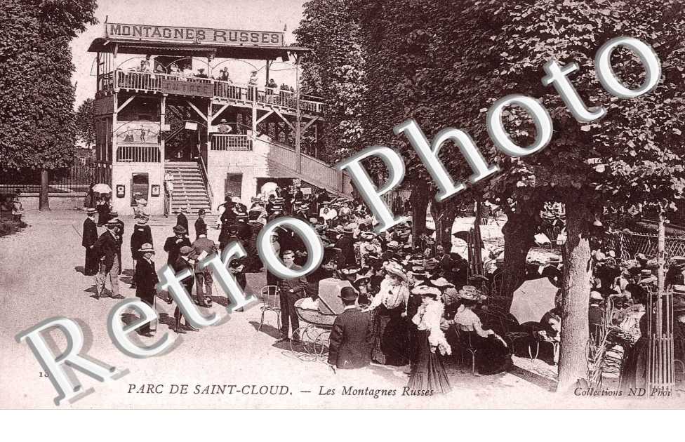 Parc de St Cloud - Les montagnes russes