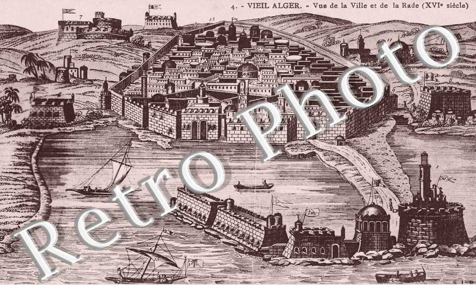 Vue de la Ville et de la Rade - Vieil Alger