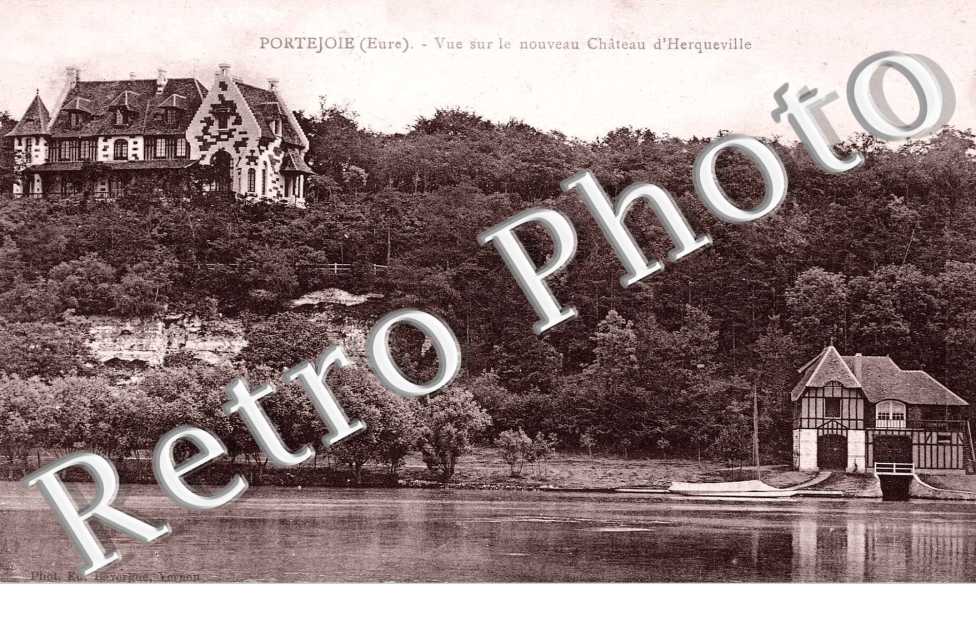 Vue sur le nouveau chateau d&#039;Herqueville
