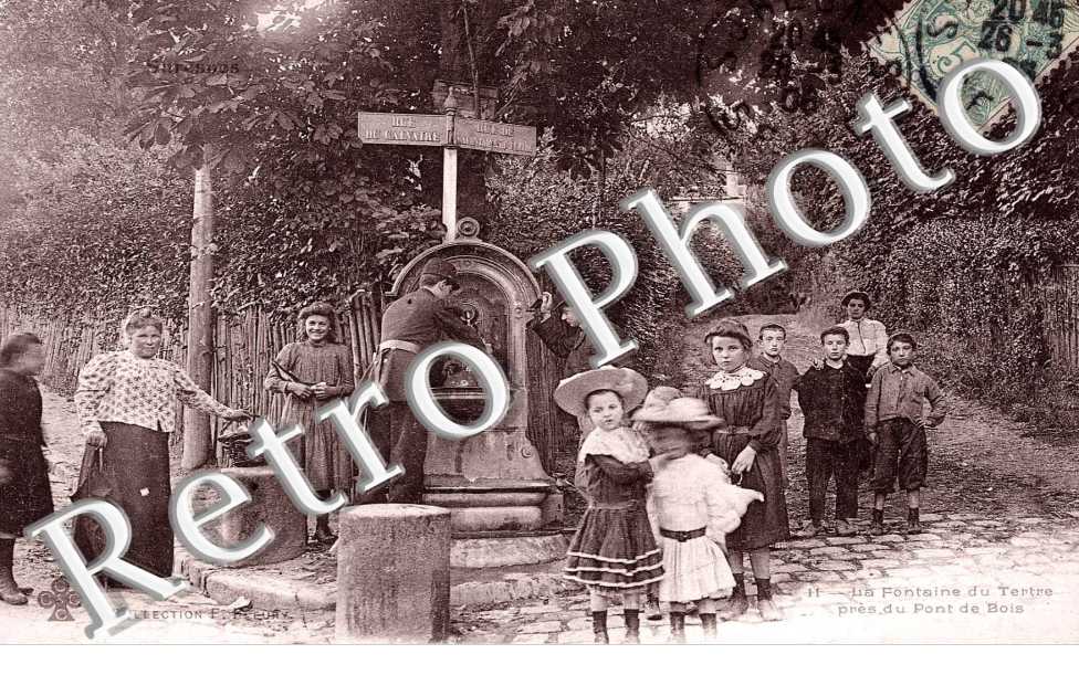 La fontaine du Tertre près du Pont de Bois