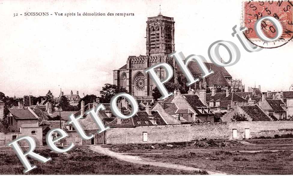 VUE APRES LA DEMOLITION DES REMPARTS