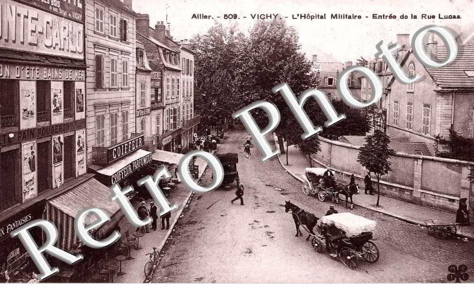 Hopital Militaire, Entree de la Rue Lucas