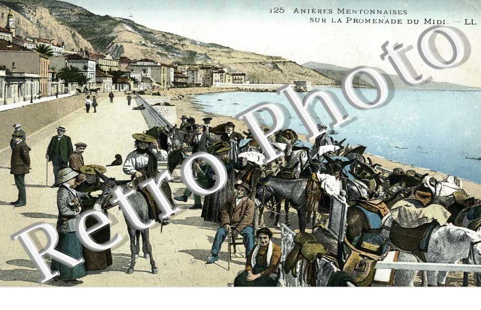 Anieres Mentonnaises sur la Promenade du Midi