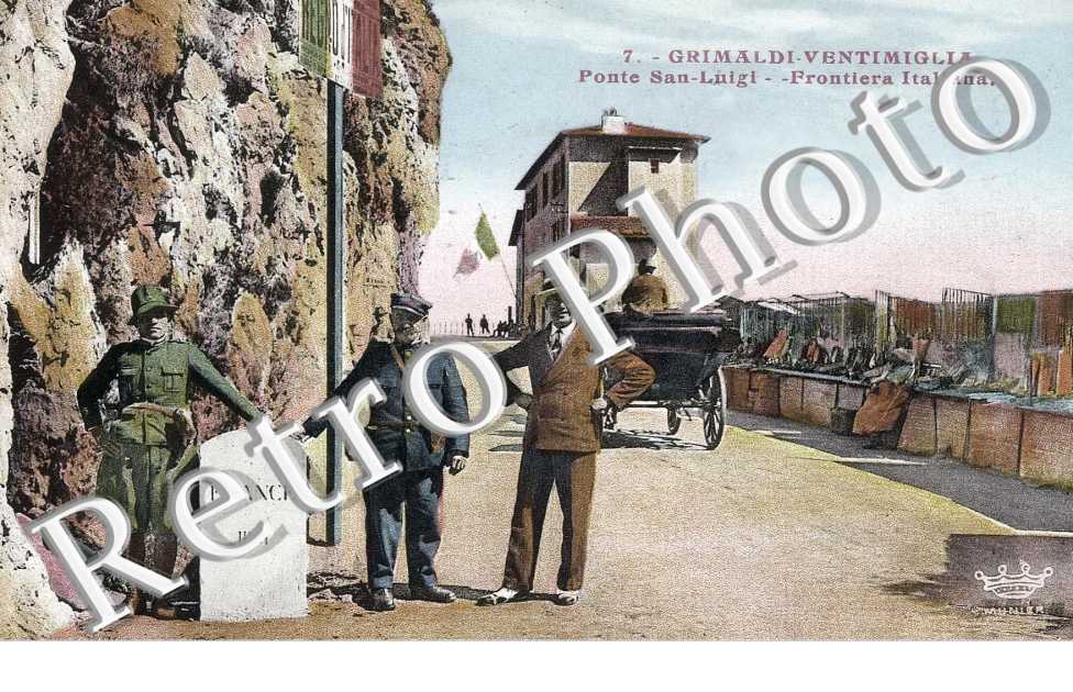 FRONTIERE - GRIMALDI - VINTIMIGLIA - PONTE SAN LUIGIE