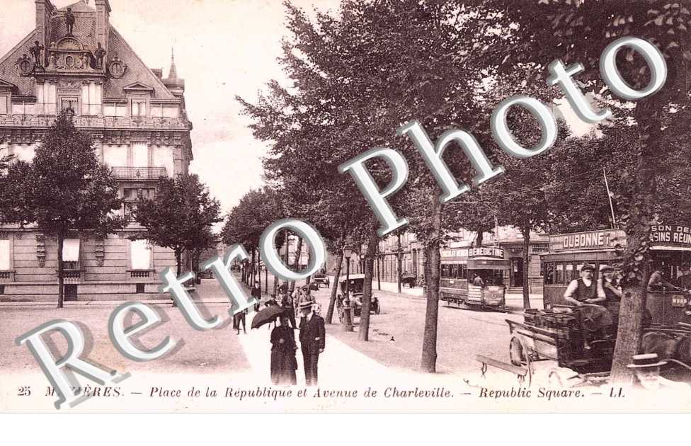 Mezieres - Place de la Republique et avenue de Charleville