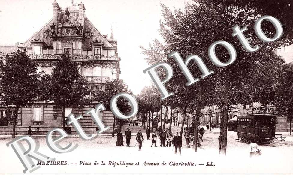 Mezieres - Place de la Republique et avenue de Charleville