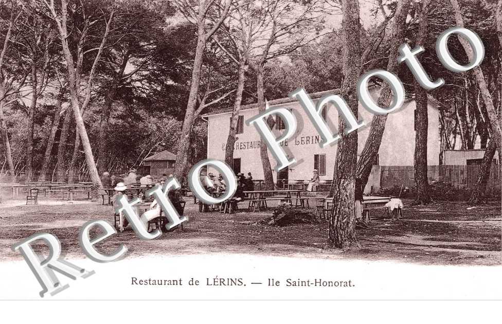 ile St Honorat, restaurant de Lerins