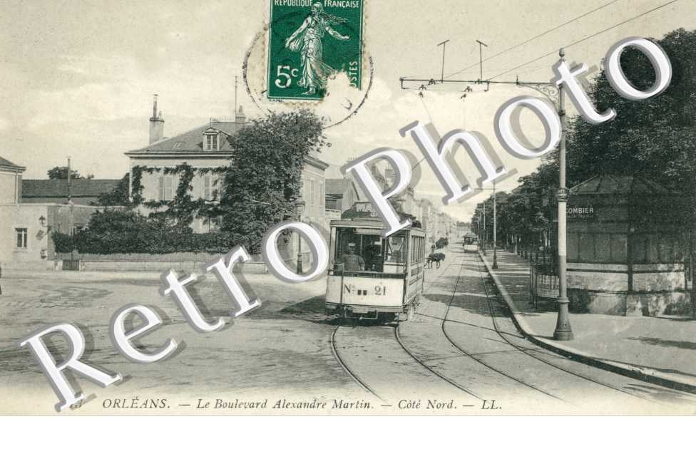 le boulevard Alexandre Martin Cote Nord - tramway