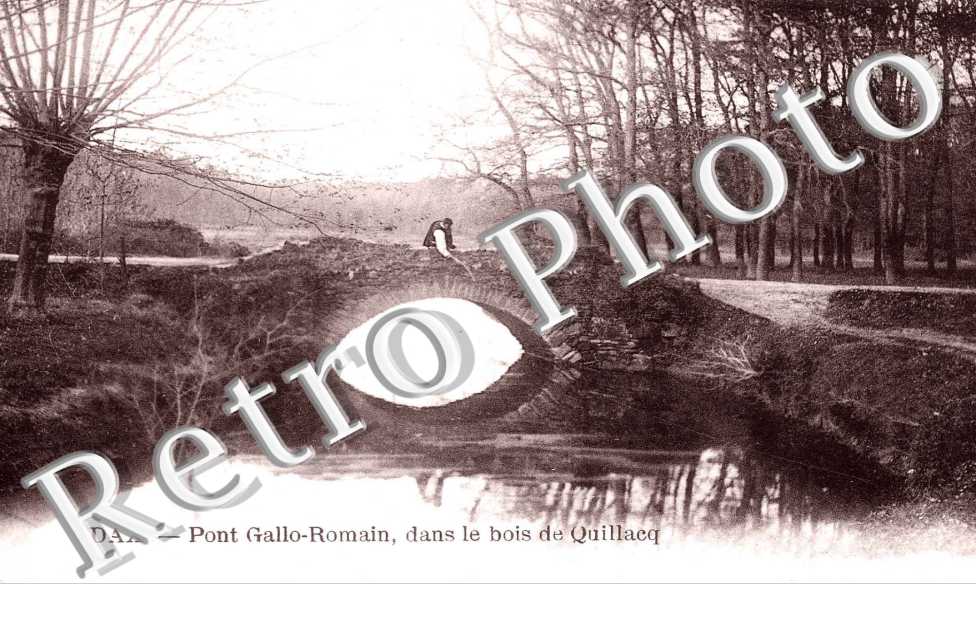 pont gallo-romain dans les bois de Quillacq
