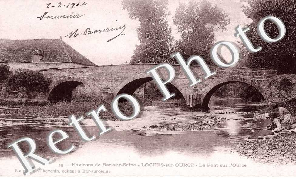 environs de Bar sur Seine - Le Pont sur l&#039;Ource