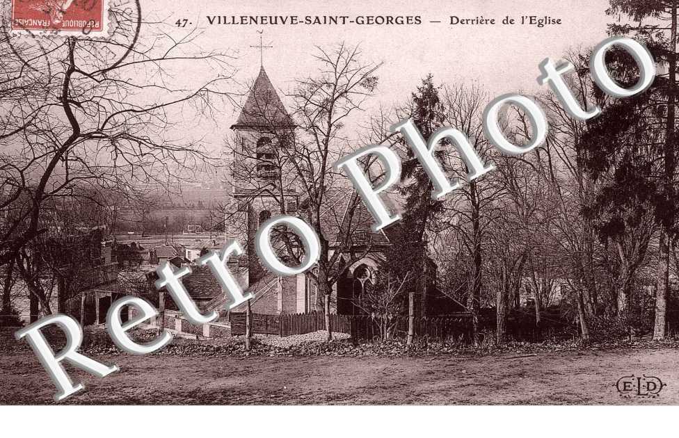 Derrière de l'église
