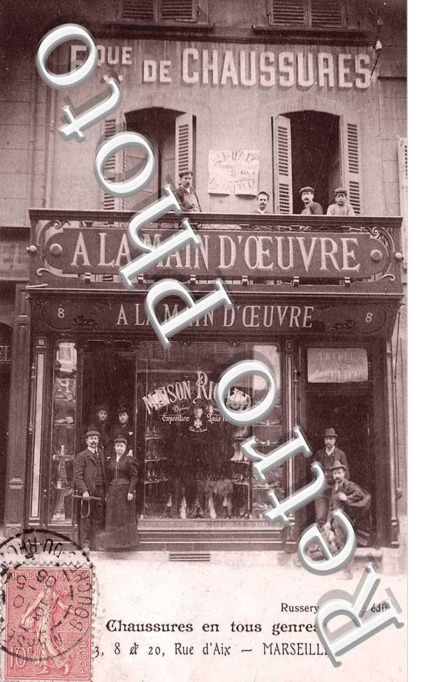 chaussures en tous genres  8 et 20 rue d'Aix, Fabrique de Chaussures
