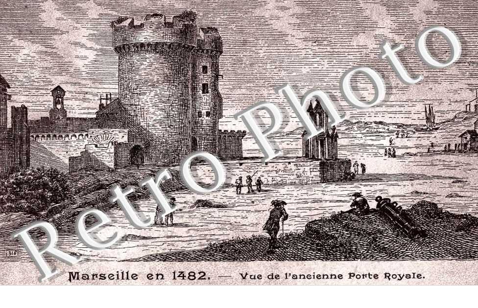 Vue de l'Ancienne Porte Royale en 1532