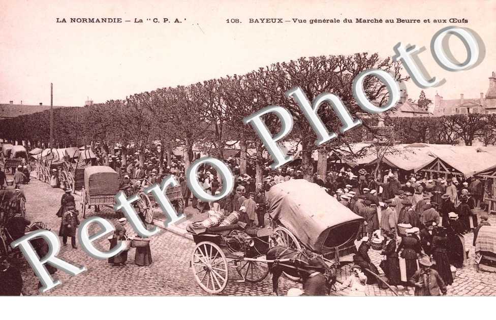 vue generale du marche au beurre et aux oeufs