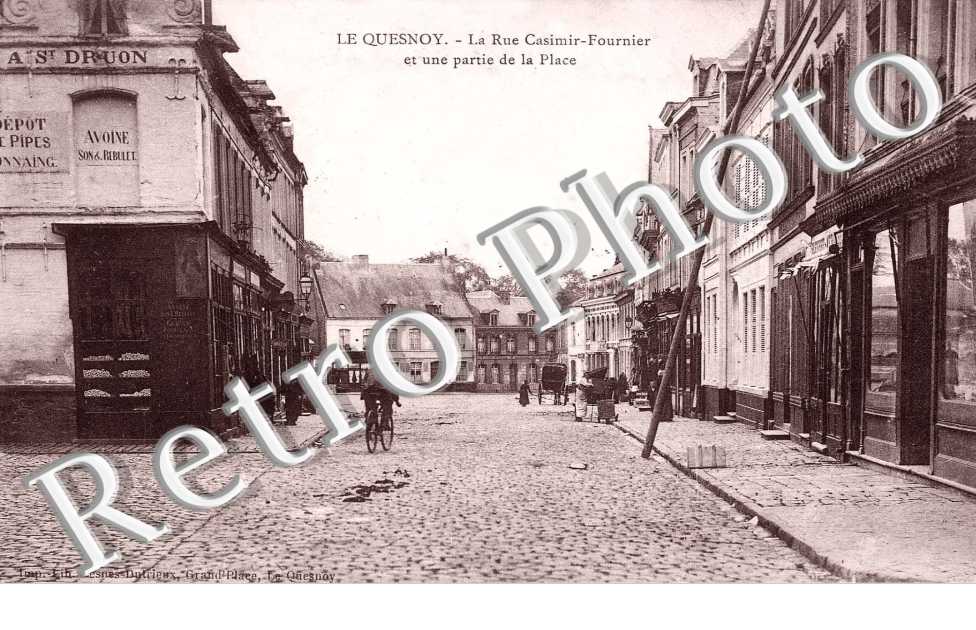 RUE CASIMIR FOURNIER ET UNE PARTIE DE LA PLACE
