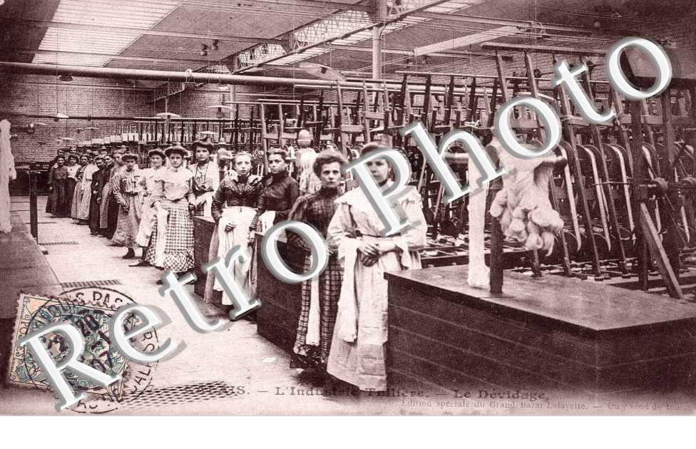 l'industrie tulliere, le devidage