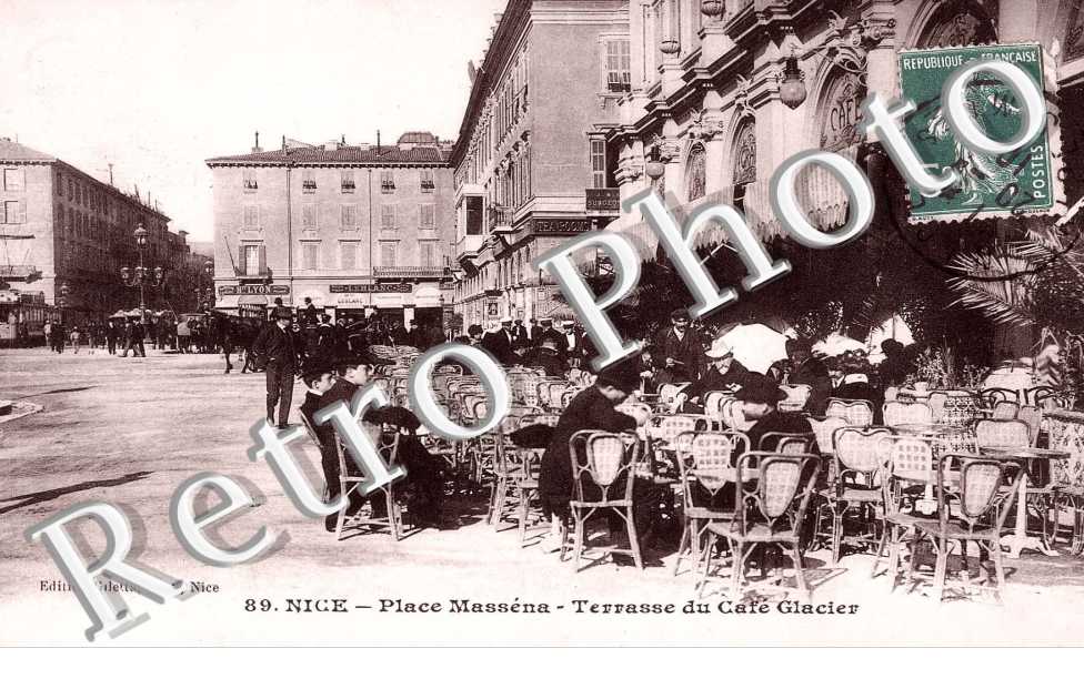 Place Massena, Terrasse du Cafe Glacier
