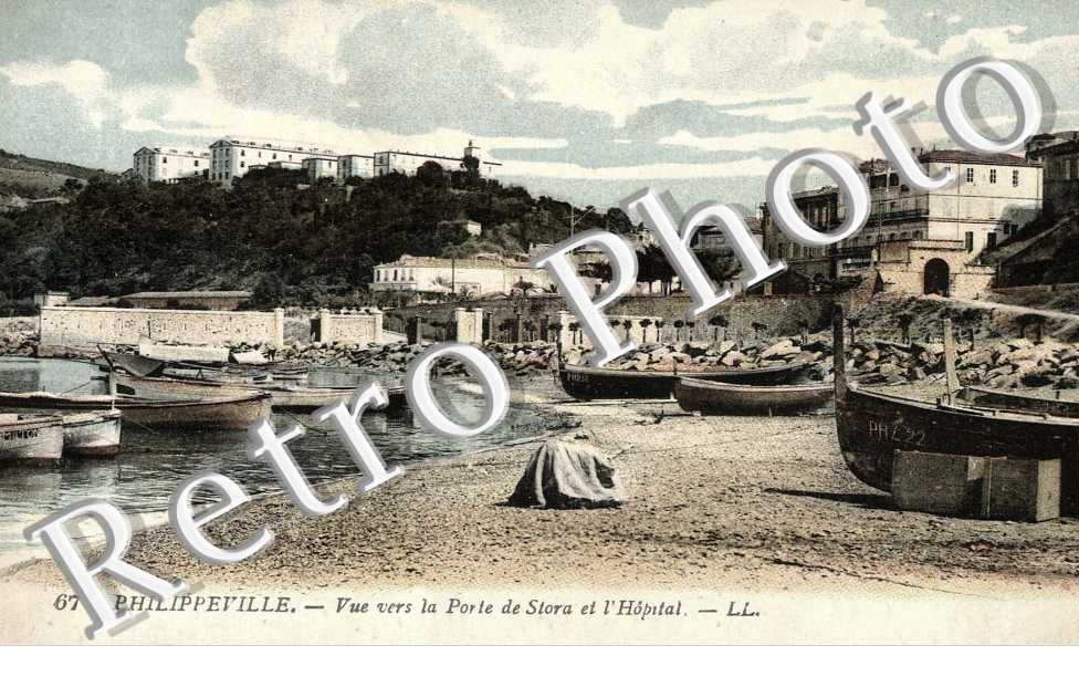 Vers la Porte de Stora et l'Hopital