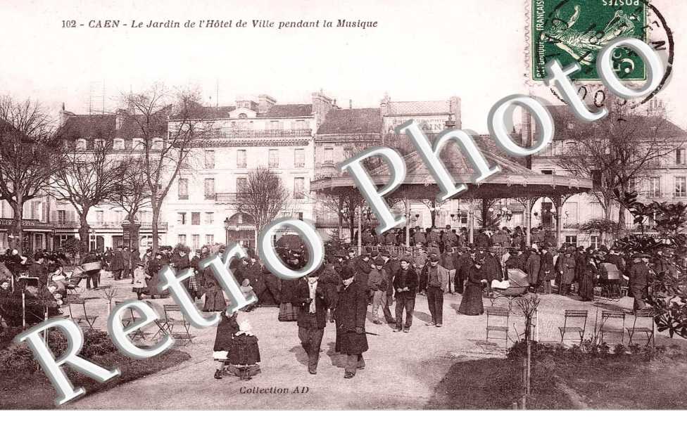 le jardin de l&#039;hotel de ville pendant la musique