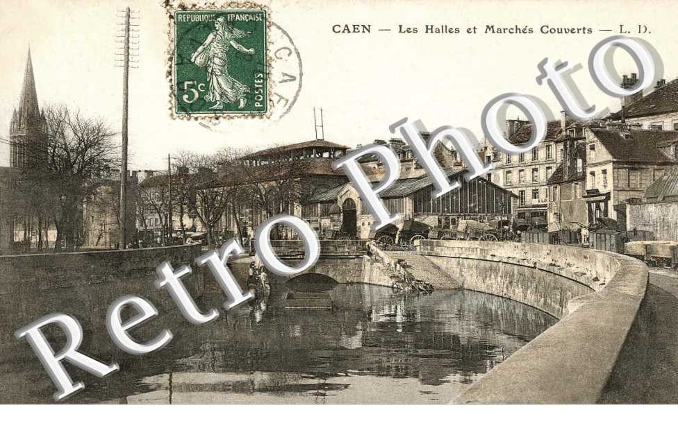 les halles et marches couverts
