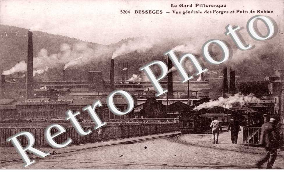 Vue Generale des Forges et Puits de Robiac
